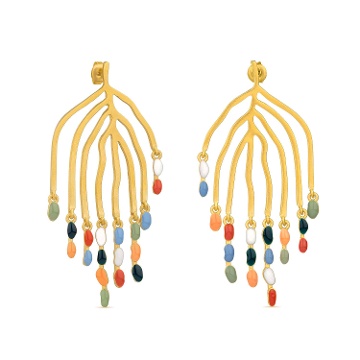 PENDIENTES DORADOS GRANDES DELIRI