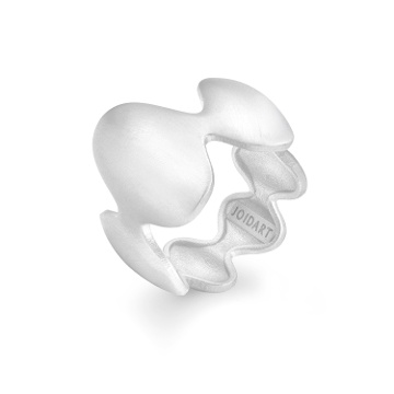 BAGUE ARGENTÉE SINUARA