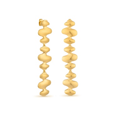 EXTRALONG GOLDEN EARRINGS SINUARA