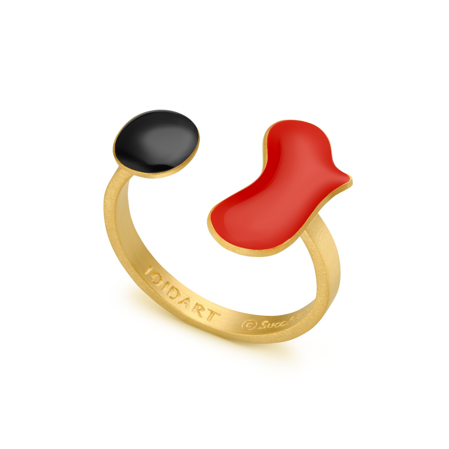 GOLDEN HEART RING MIRÓ JEWELRY