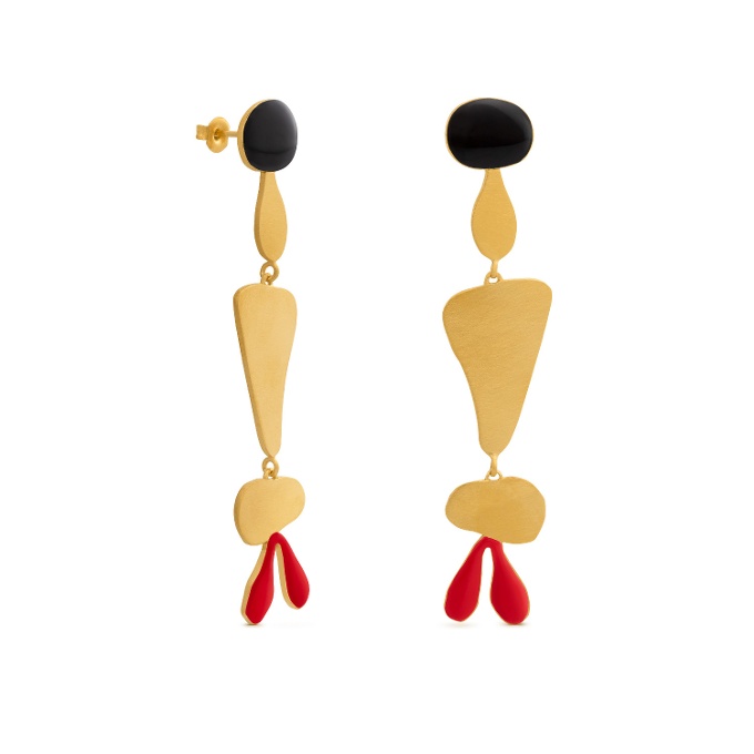 Golden necklace MIRÓ JEWELRY inspired by L'Or de l'Azur