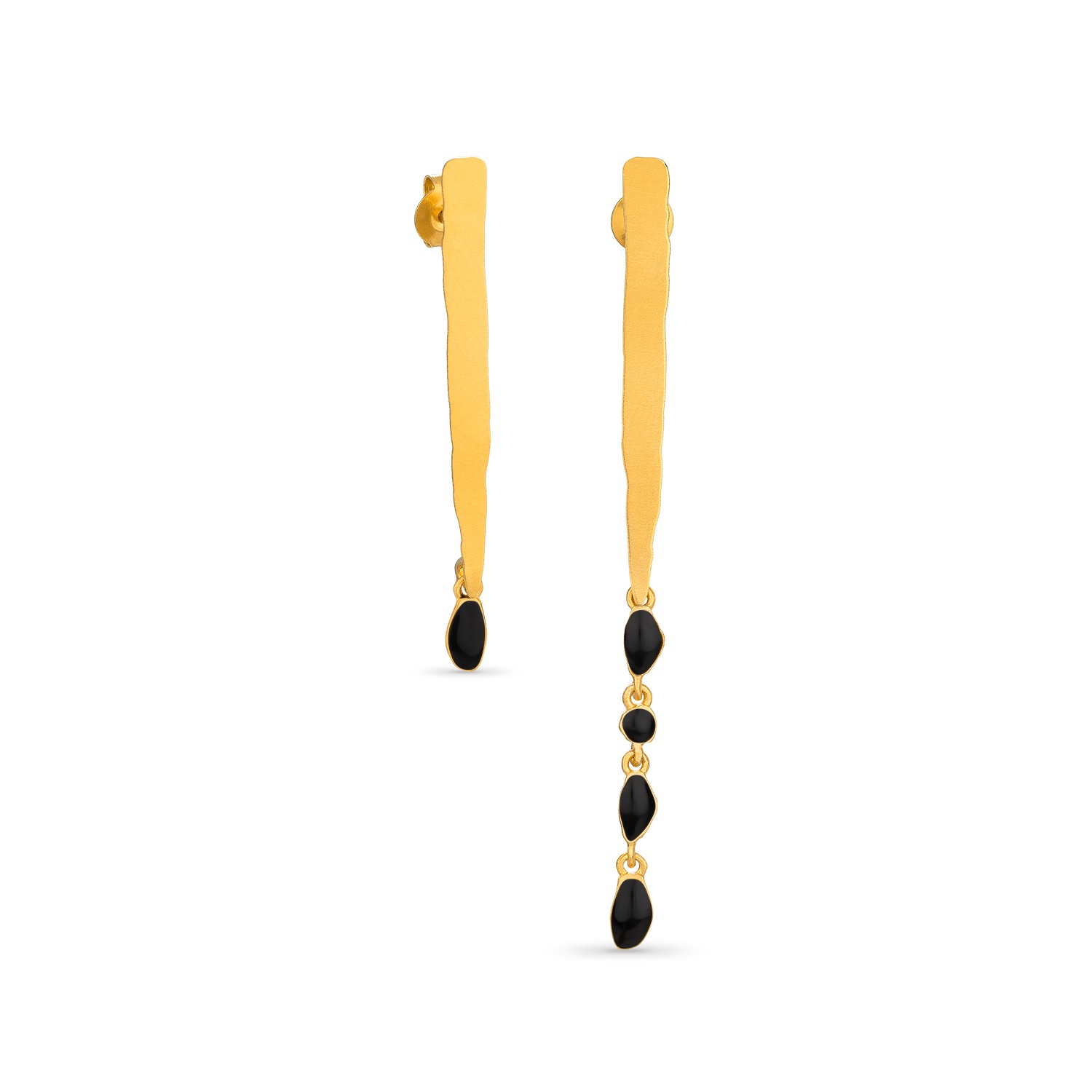 BOUCLES D'OREILLES ASYMÉTRIQUES MIRÓ JEWELRY