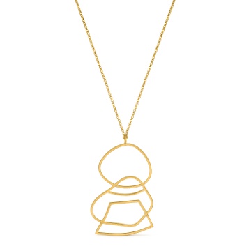 GOLDEN NECKLACE MIRÓ JEWELRY FEMME