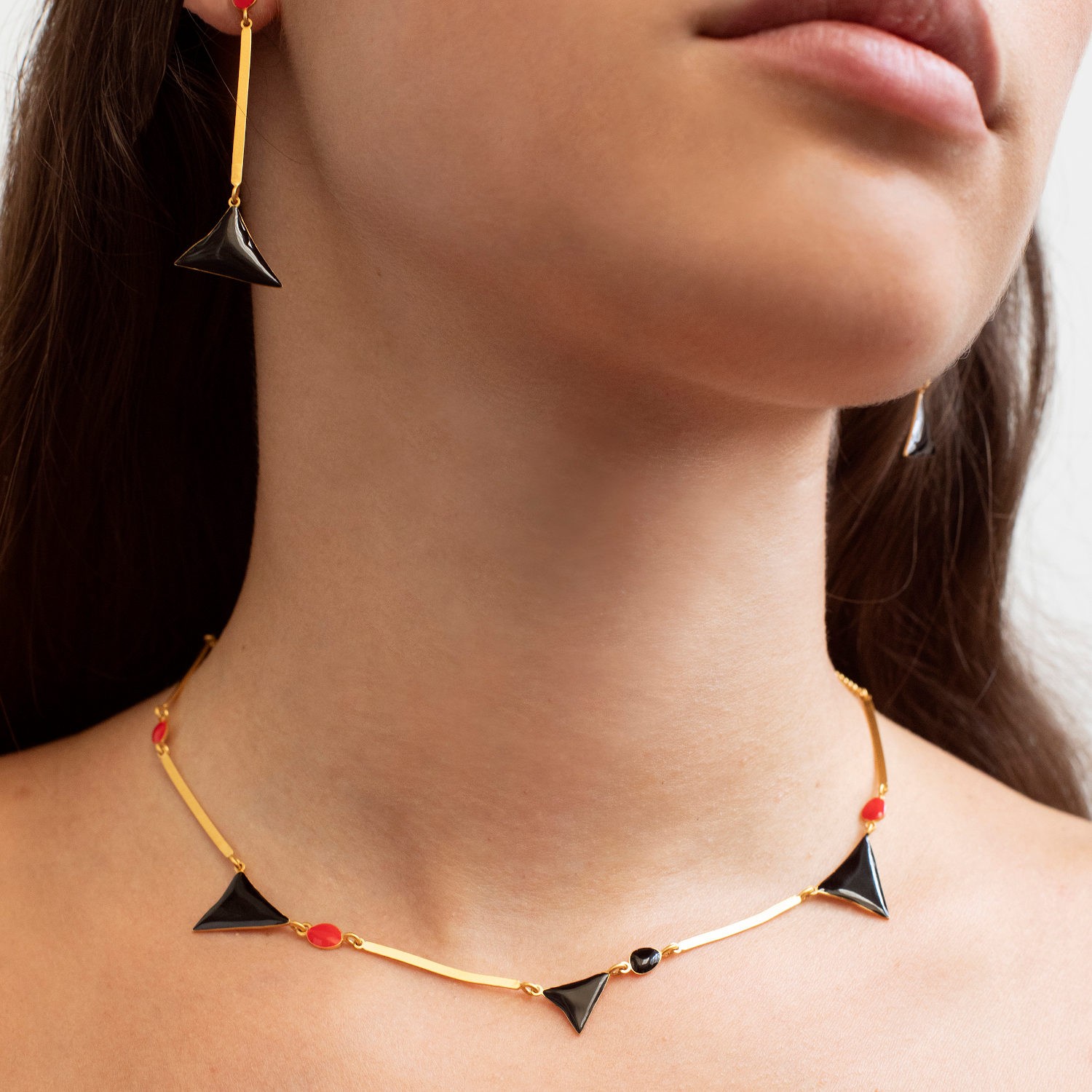 COLLARET DAURAT MIRÓ JEWELRY TRIANGLES