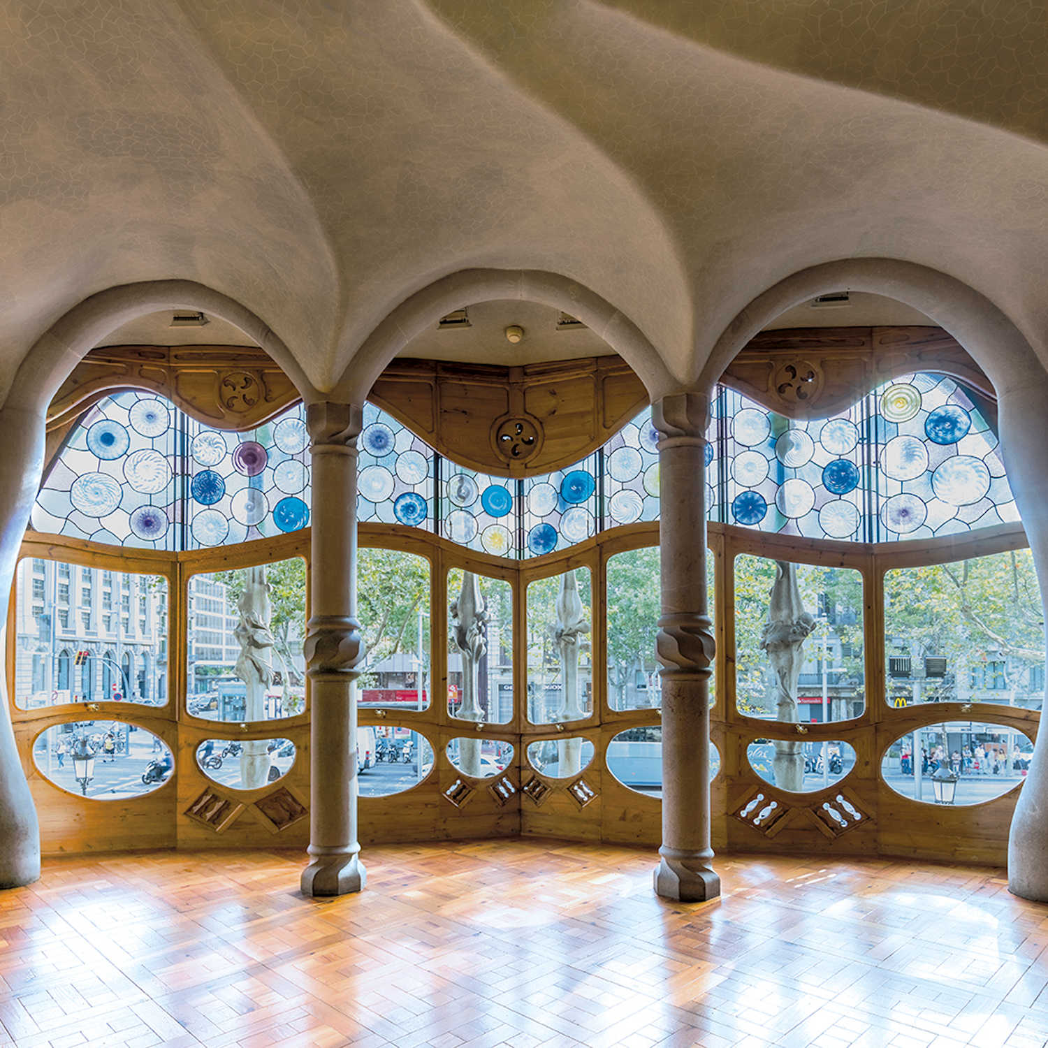 ANELL DAURAT GAUDÍ JEWELRY CASA BATLLÓ BLAU