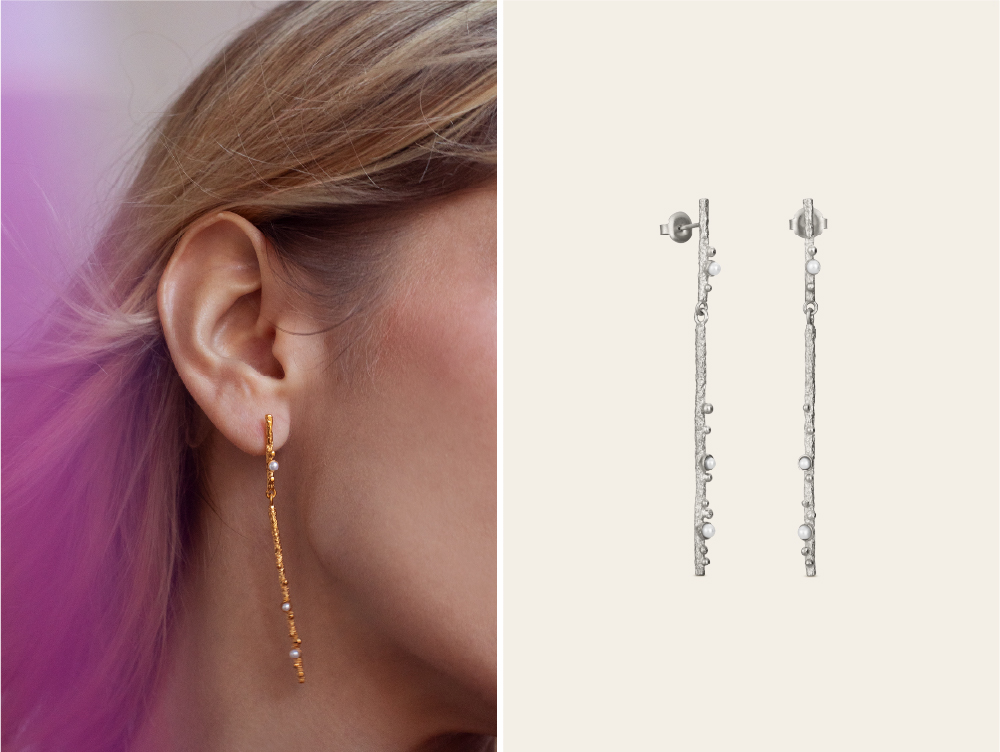Earrings for Valentine's Day 